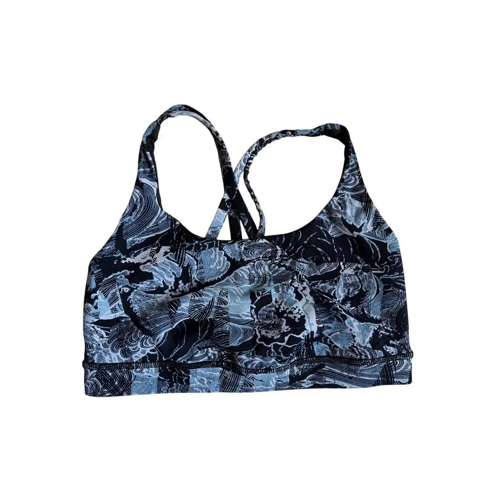 Lululemon Energy Bra (Eternal Wave Starlight Black) - Size 6